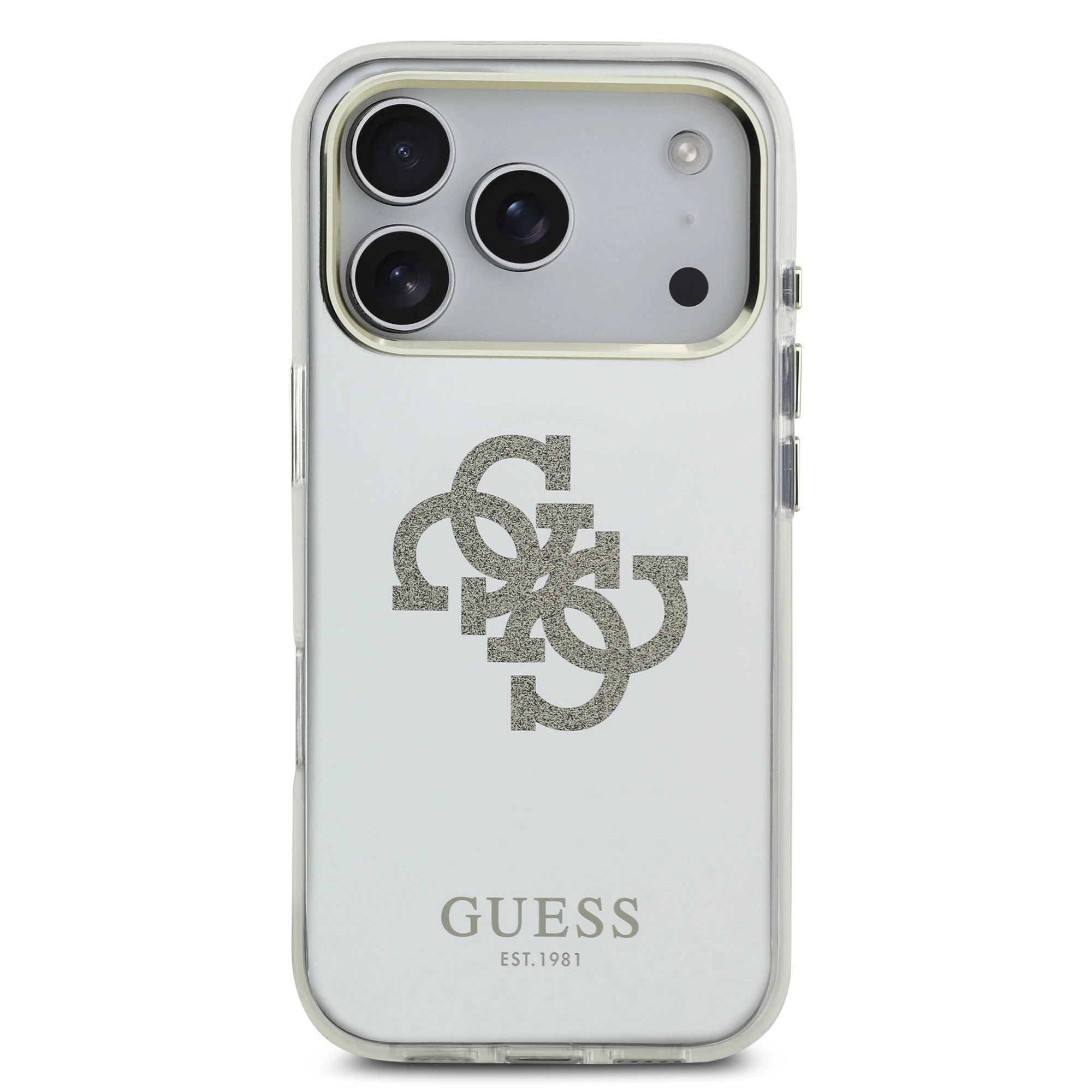 Guess PC/TPU Mirror 4G Glitter Logo