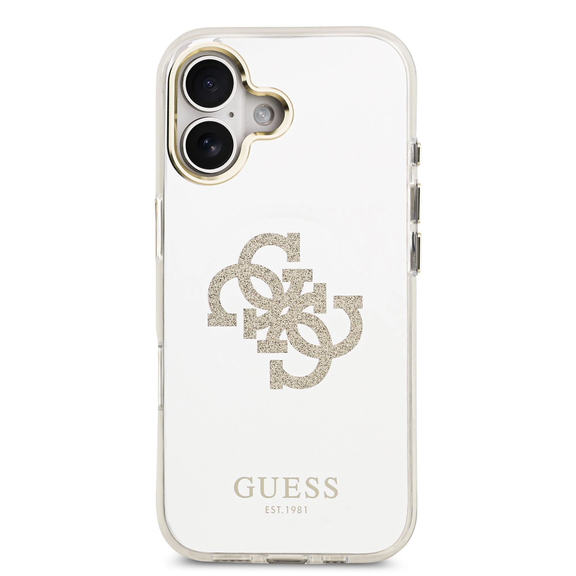 Guess PC/TPU Mirror 4G Glitter Logo