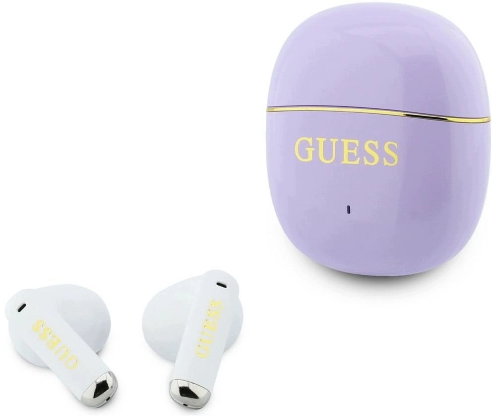 Guess TWS austiņas Glossy Gold Line Classic violets