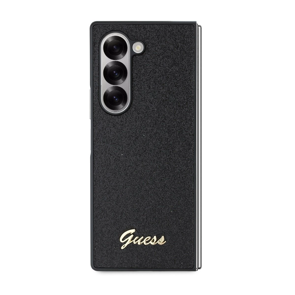 Guess PC/TPU Glitter Flakes Metal Logo