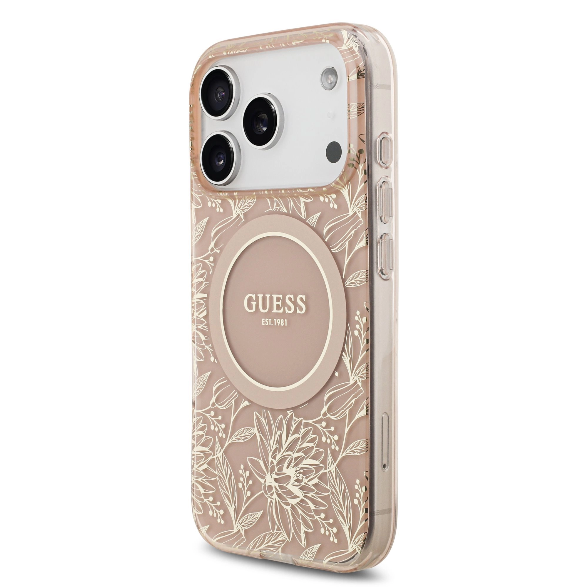 Guess IML Flowers Allover Strap MagSafe