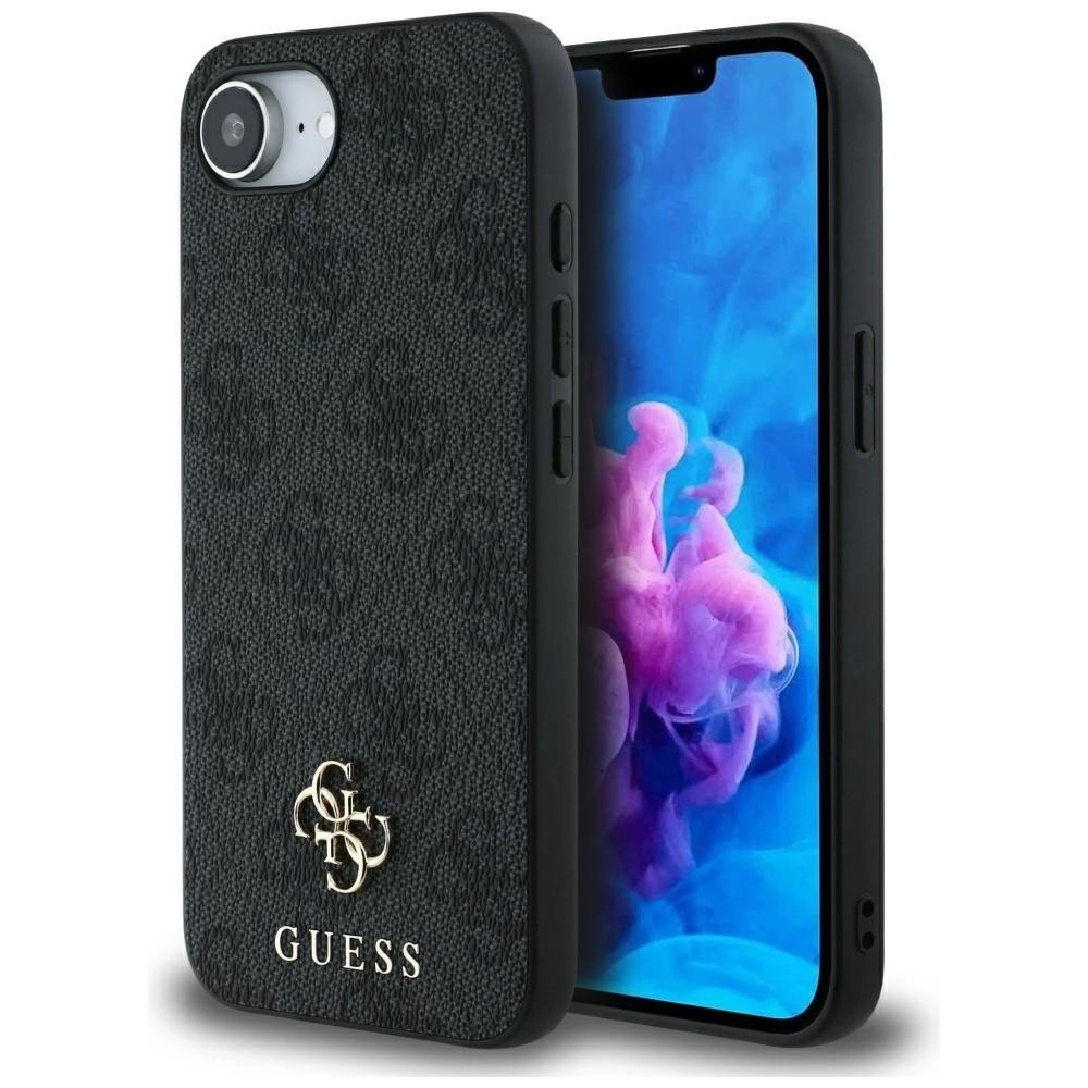 Case Guess 4G Small 4G un Classic MagSafe iPhone 16e melns