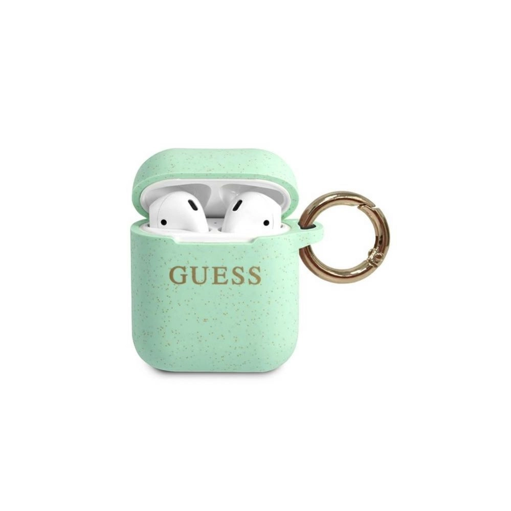 Guess GUACCSILGLGN Silicone Glitter Protective Case