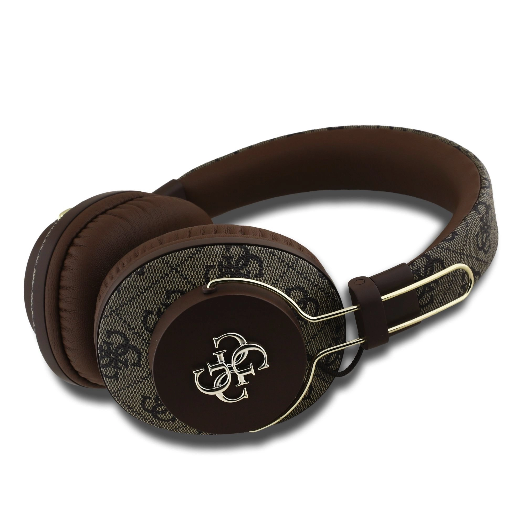 Earphones Guess PU 4G Metal Logo