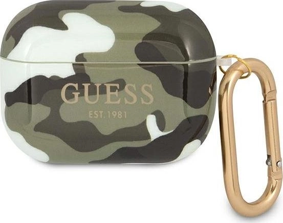 Guess GUAPUCAMA AirPods Pro cover zielony/khaki