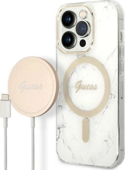 Guess GUBPP14LHMEACSH Case+ Charger Set iPhone