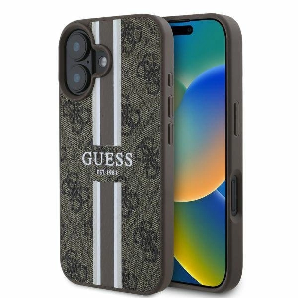 Guess 4G Printed Stripes MagSafe Case