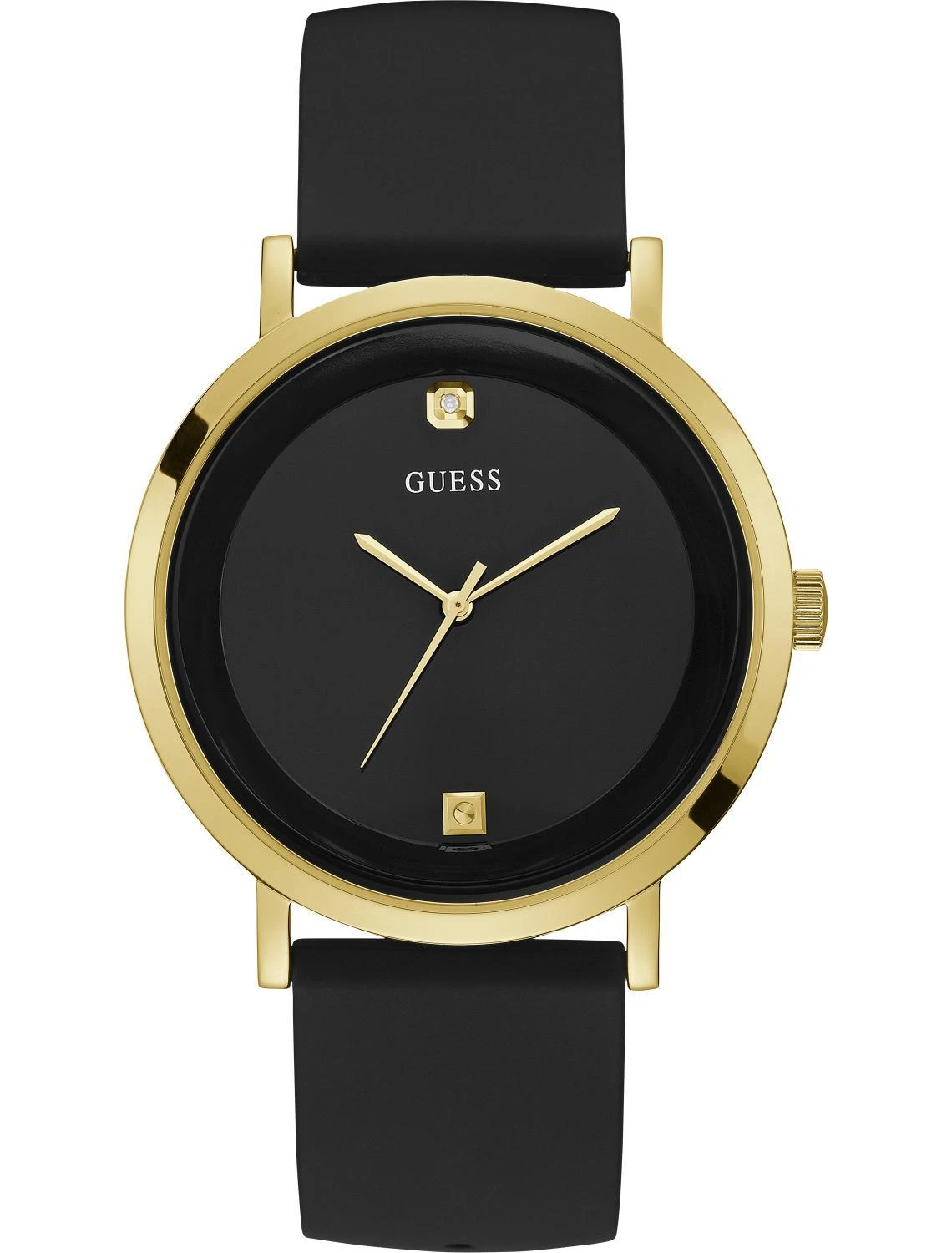 Guess pulkstenis Guess W1264G1 vīriešu pulkstenis, melns
