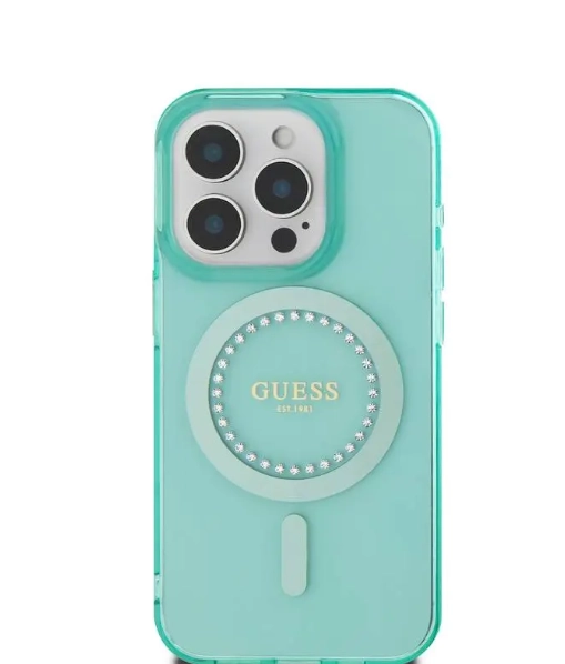 Guess IML Rhinestones MagSafe case for