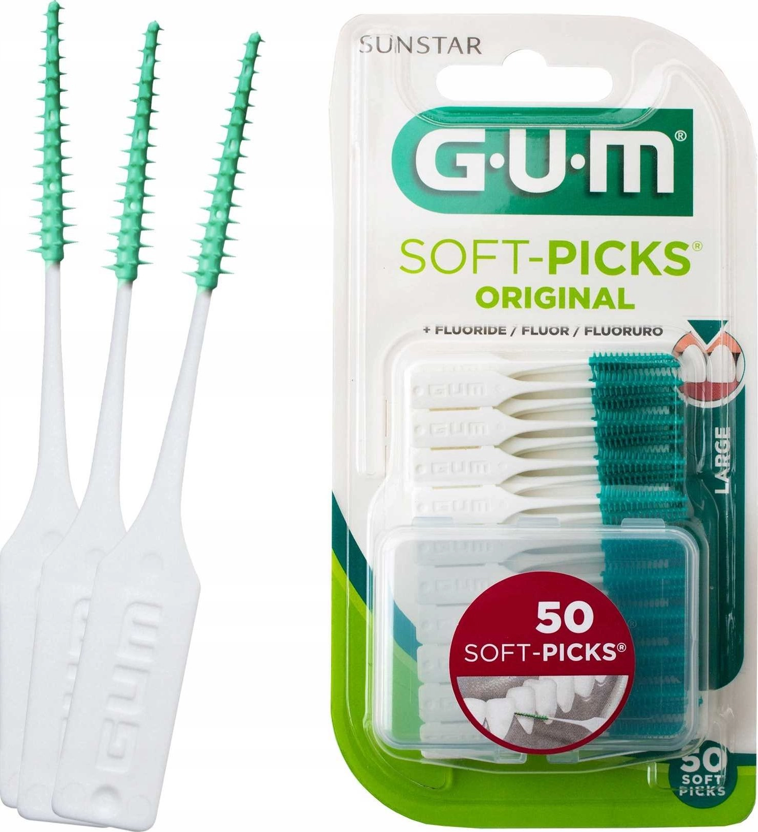 Gum GUM ORIGINAL CZYŚCIKI MIĘDZYZĘBOWE LARGE