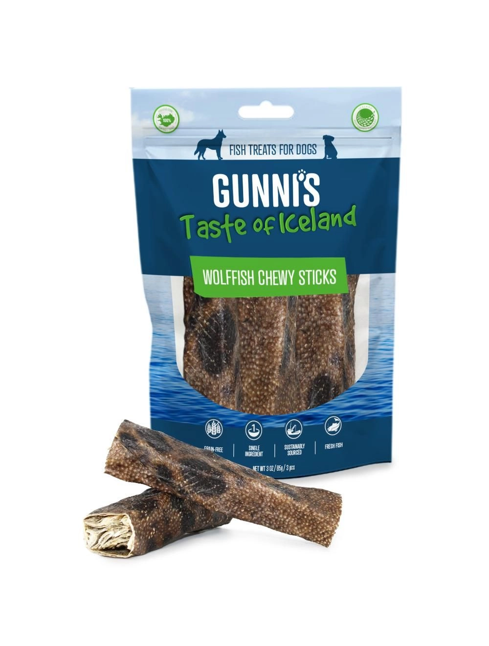 Gunnis - Wollfish Chew Sticks -