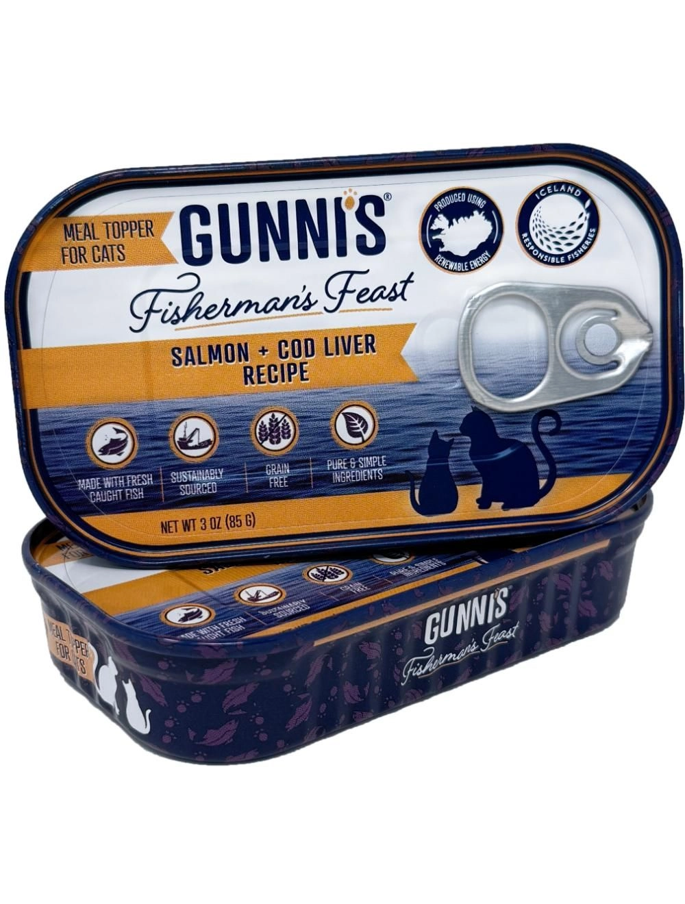 Gunnis - Toppers Salmon  Cod Liver