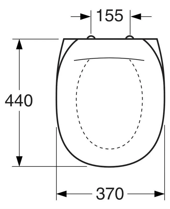 Toilet lid Gustavsberg Nordic GB1919901702 GB1919901702