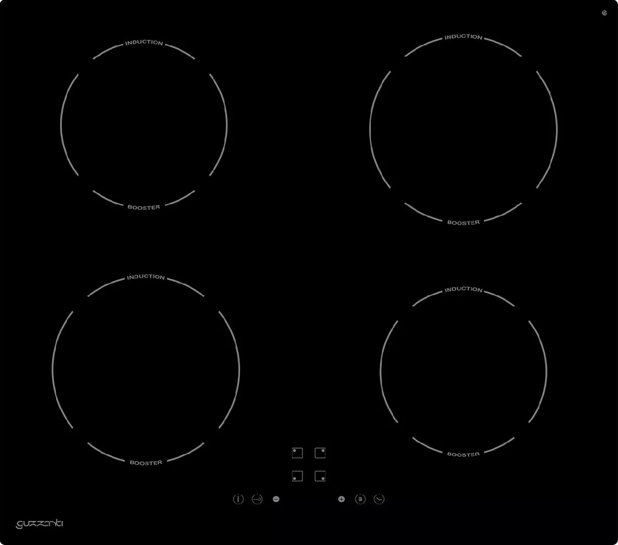 Guzzanti GZ 8402A hob Black Built-in