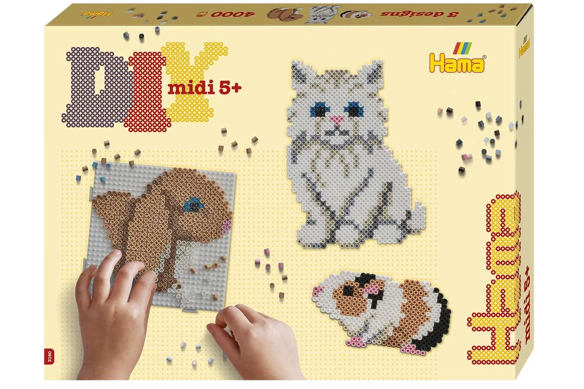 Hama - Midi gift box Pets