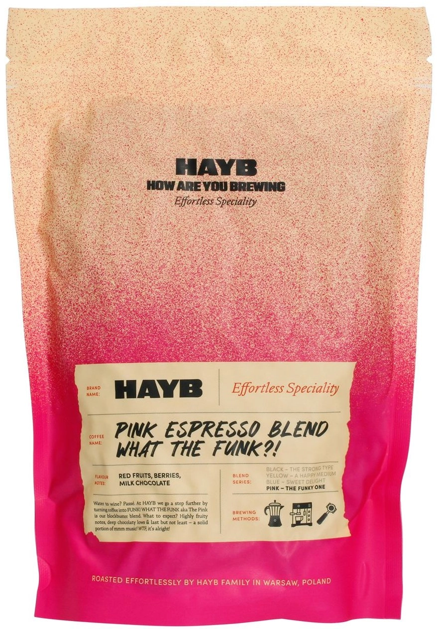 HAYB Pink Espresso Blend coffee beans