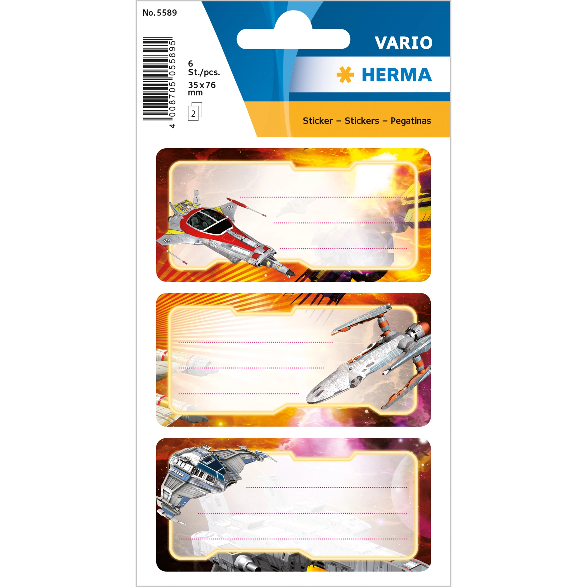 HERMA 5589 self-adhesive label Rectangle Permanent