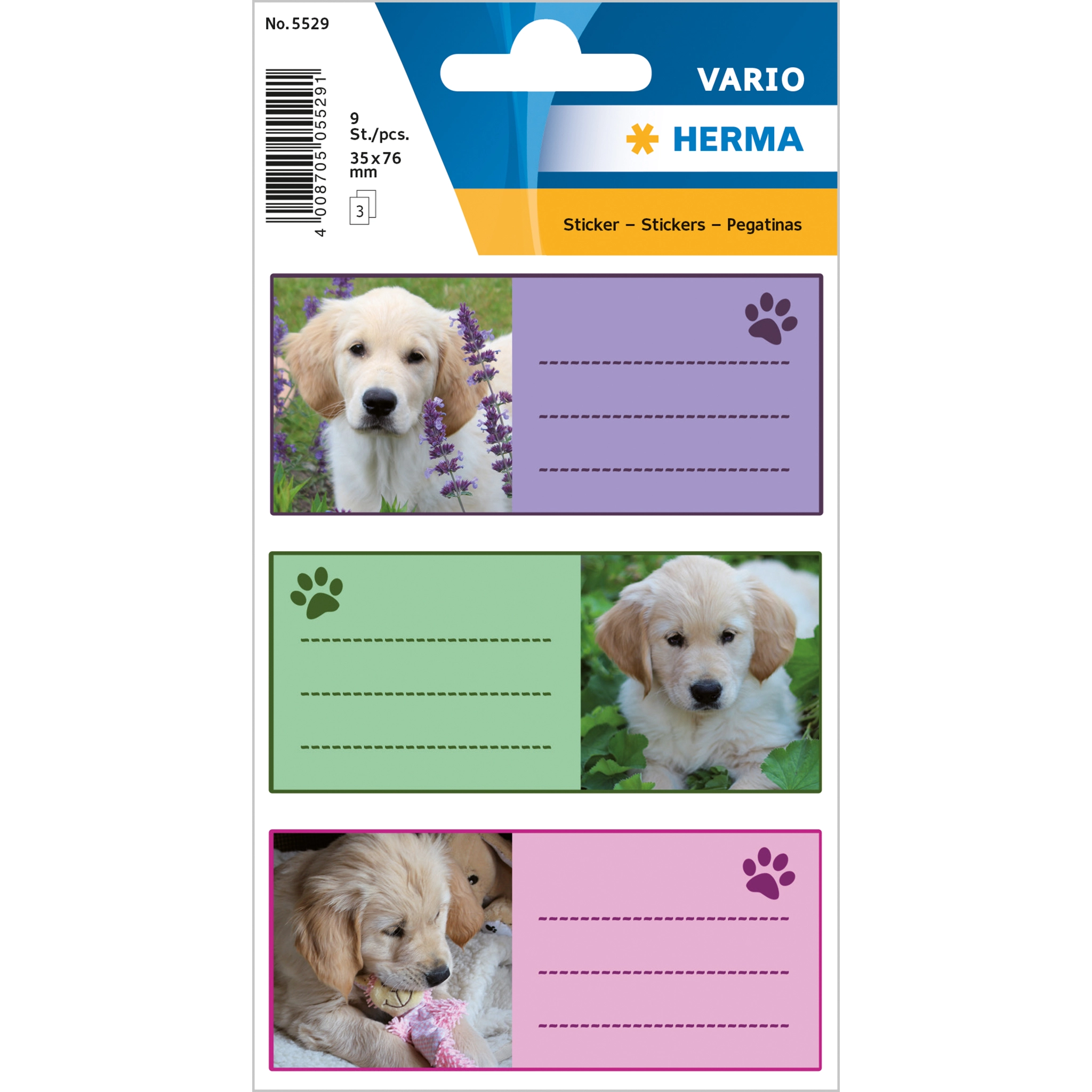 HERMA 5529 self-adhesive label Rectangle Permanent