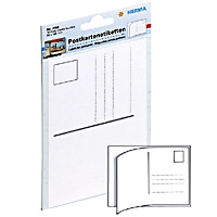 HERMA Post card labels 95x145mm white