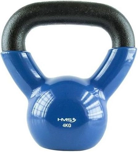 Vinyl kettlebell 8 kg navy blue