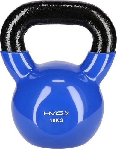 Vinyl kettlebell 10 kg navy blue