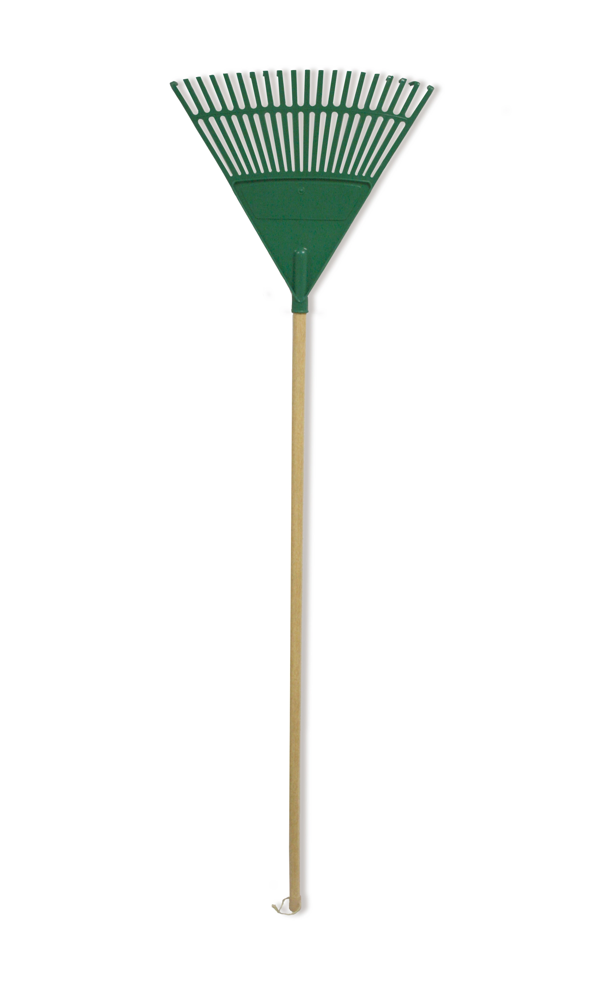 Lapu grābeklis ar kātu zaļš 45cm
