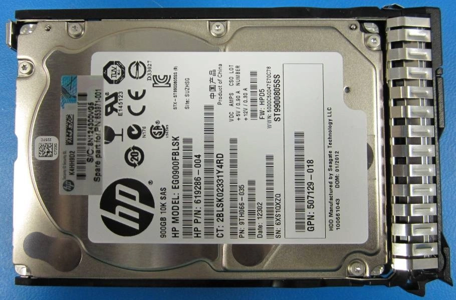 HP 900GB hot-plug dual-port SAS HDD