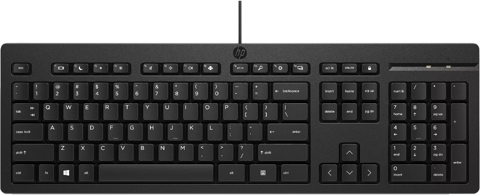HP 125 vadu tastatūra