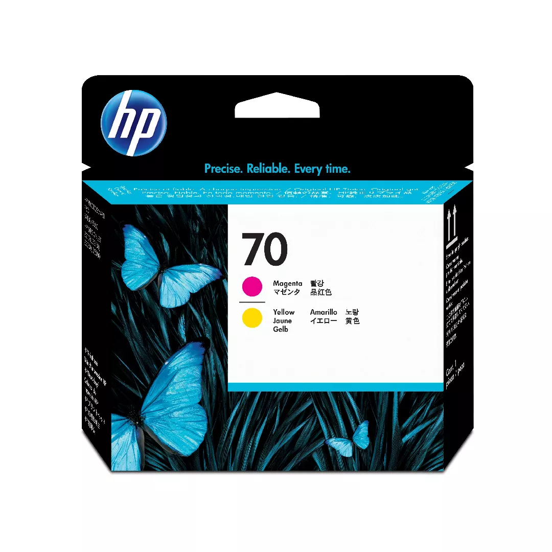 HP 70 Magenta and Yellow DesignJet