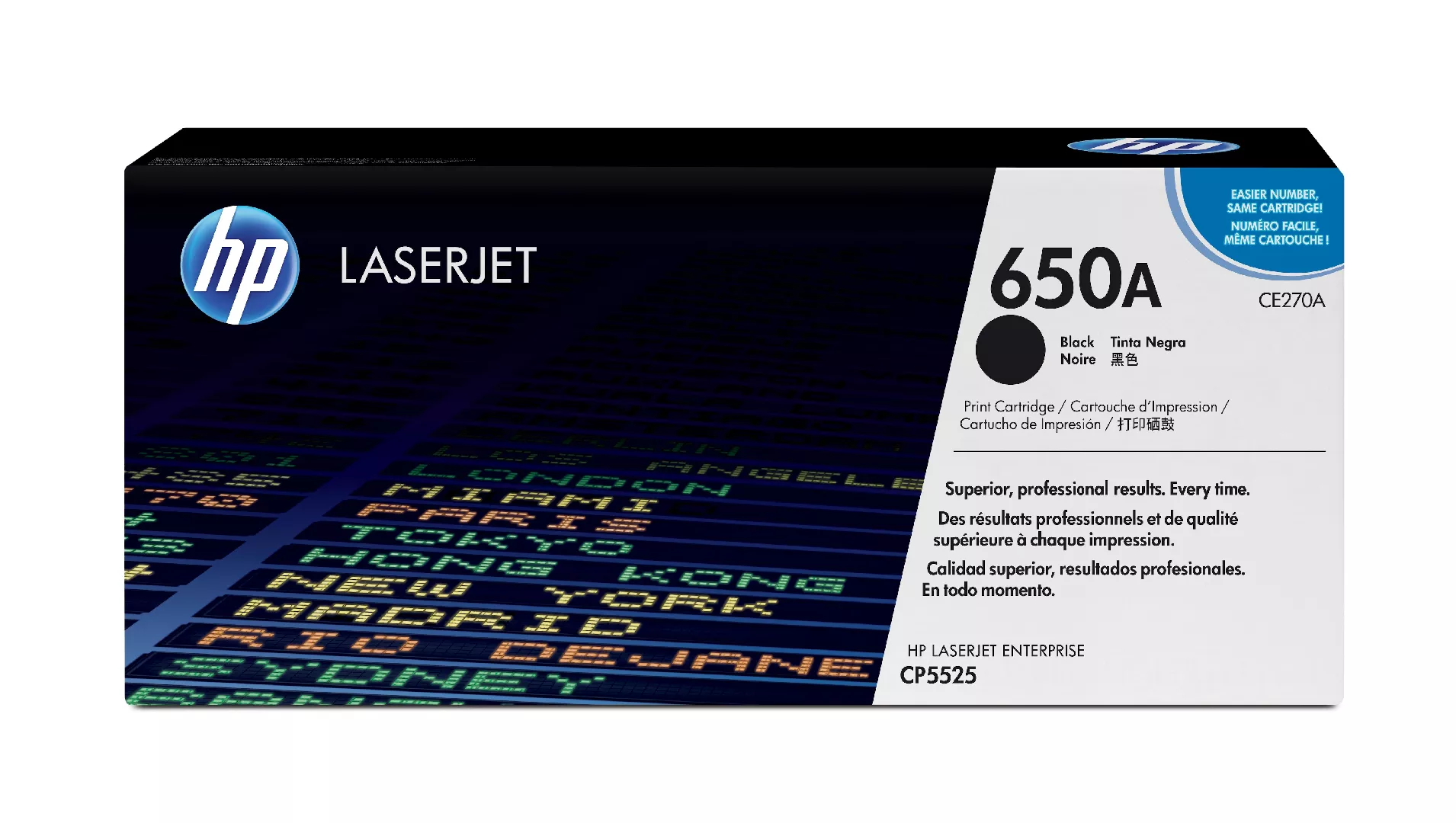 HP 650A Black Original LaserJet Toner