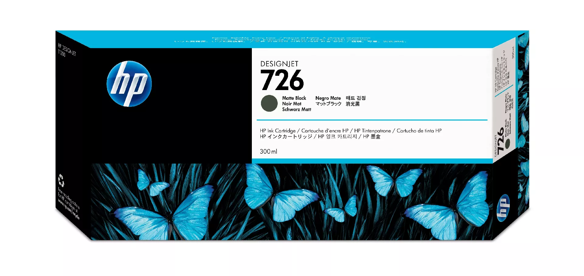 HP 726 300-ml Matte Black DesignJet