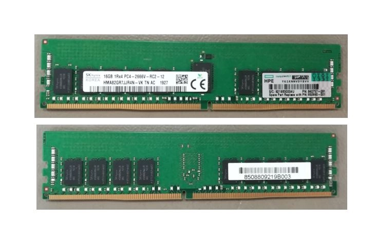 HPE 850880-001 atmiņas modulis 16 GB 1 x 16 GB DDR4 2666 MHz