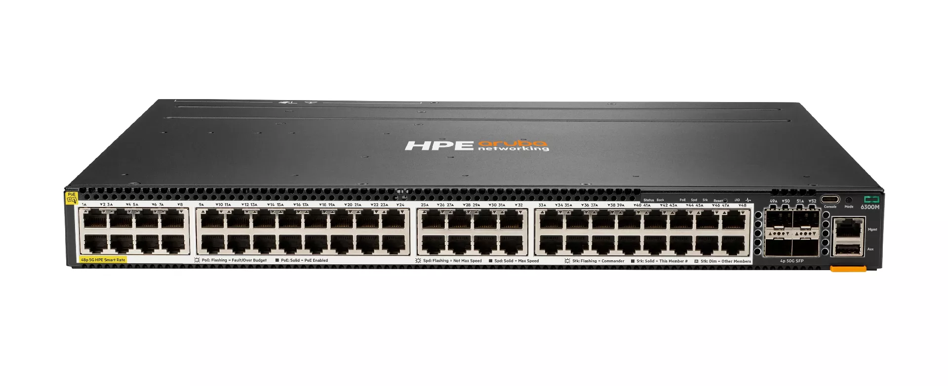 HPE Aruba Networking CX 6300M 48‑port