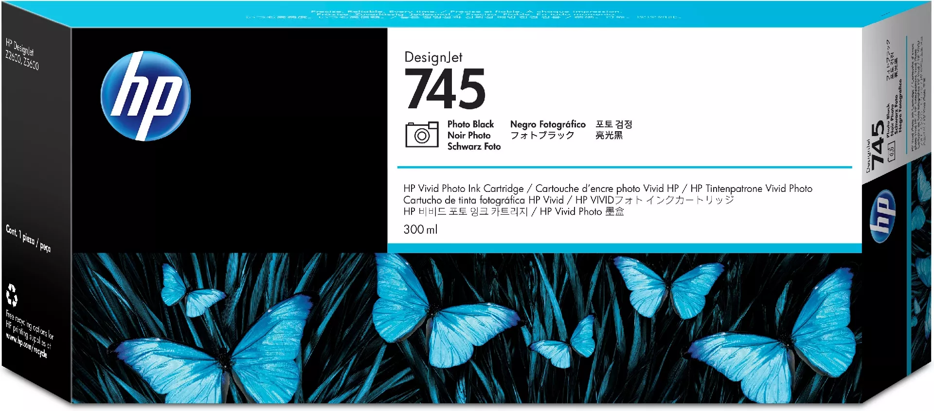 HP 745 300-ml DesignJet Photo Black