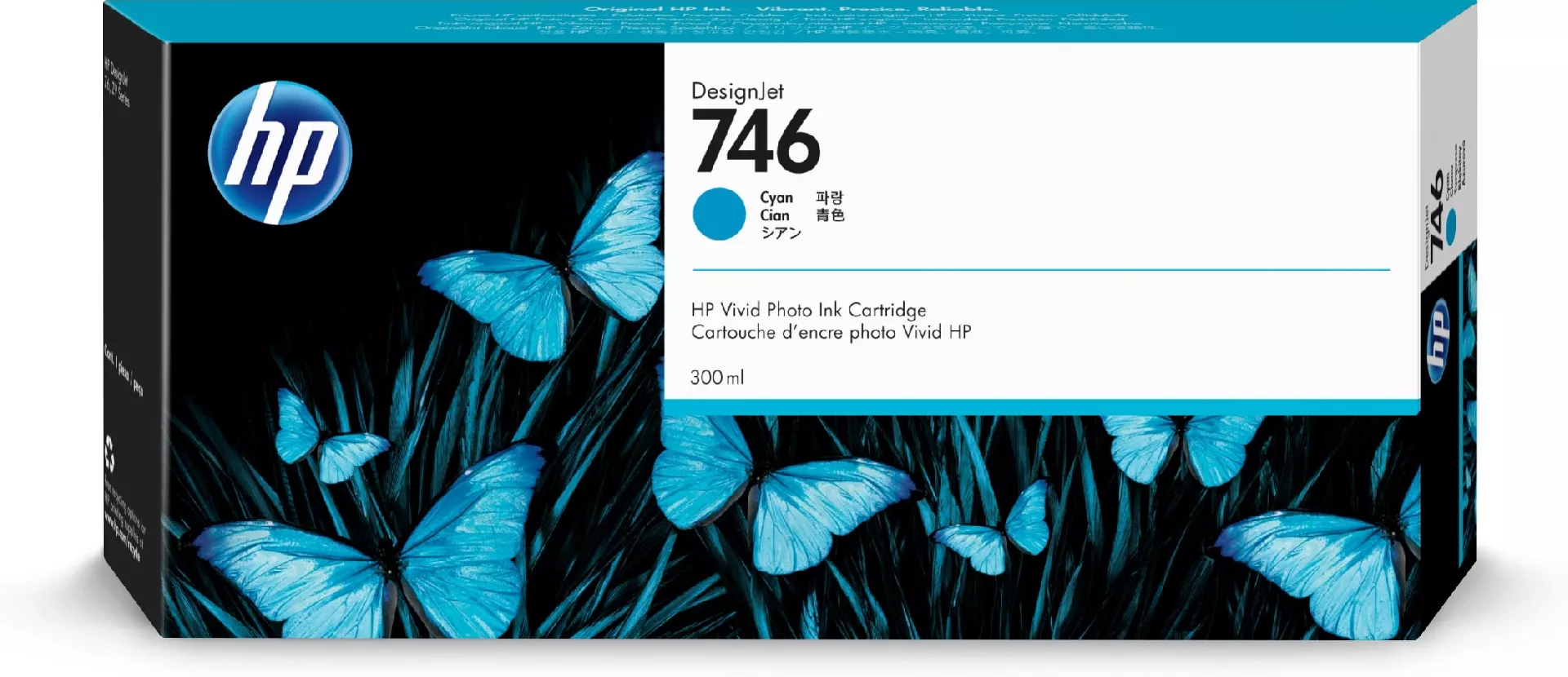 HP 746 300-ml Cyan DesignJet Ink