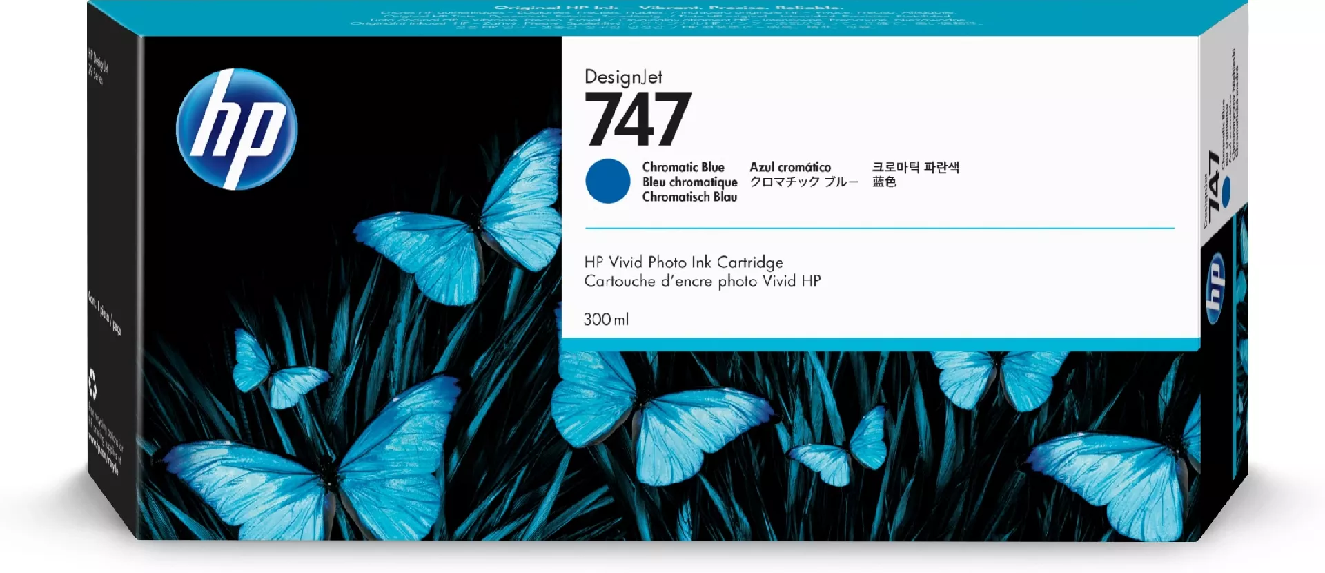 HP 747 300-ml Chromatic Blue DesignJet