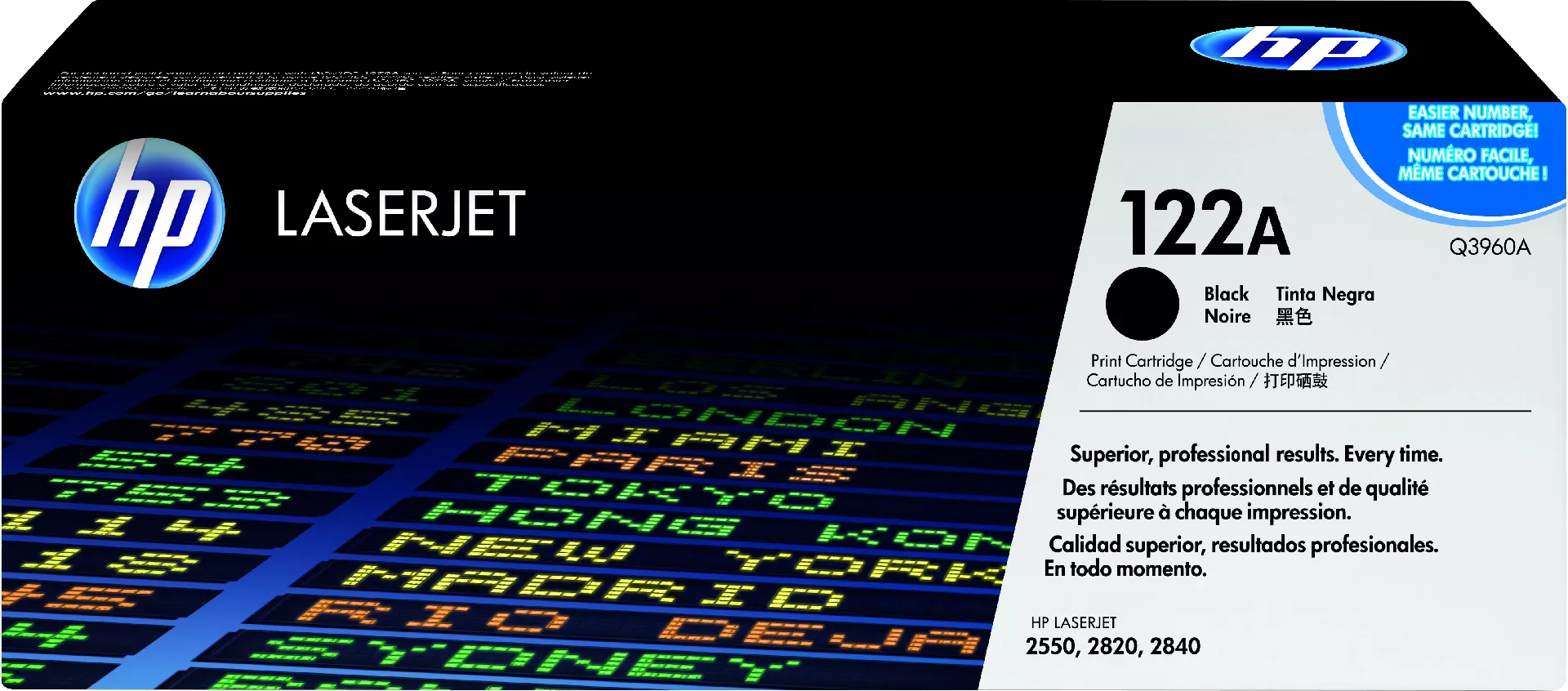 HP 122A Black Original LaserJet toner