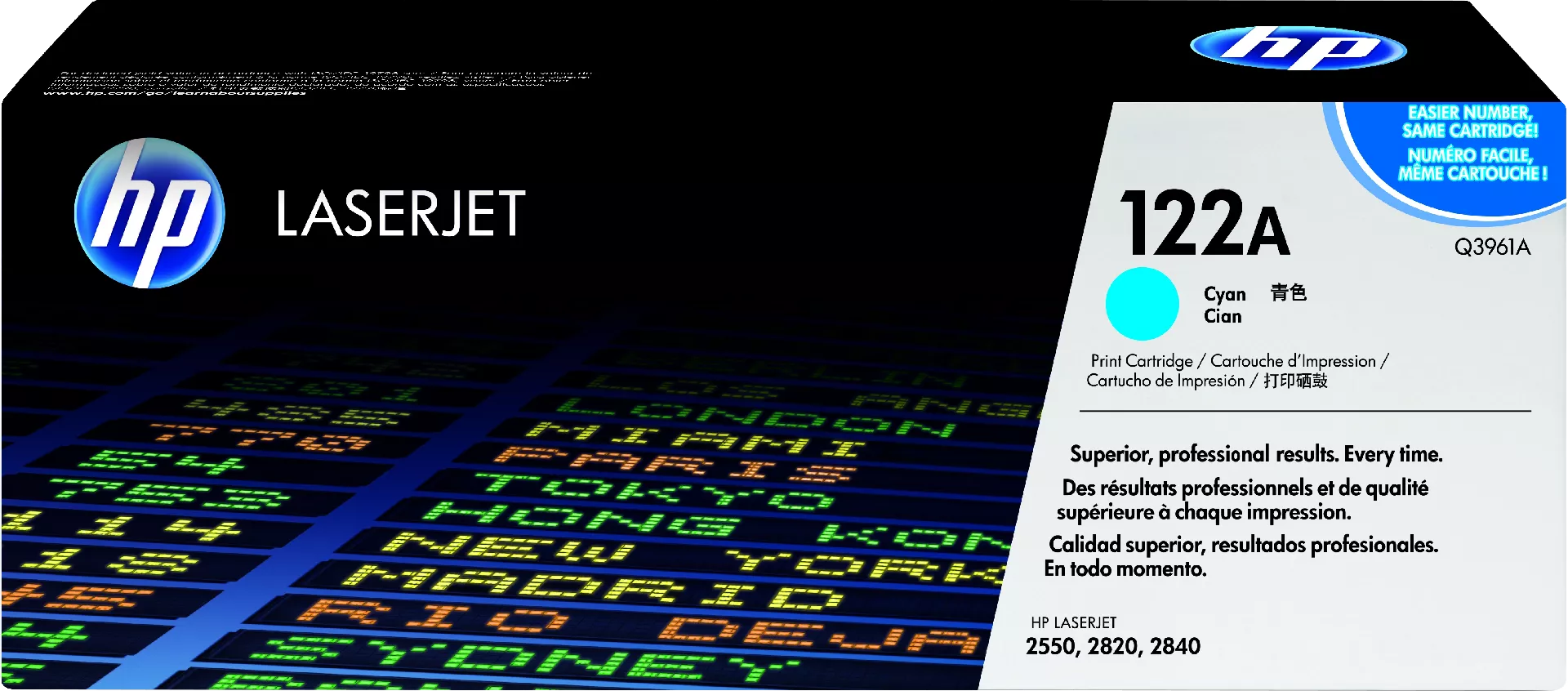 HP 122A Cyan Original LaserJet toner