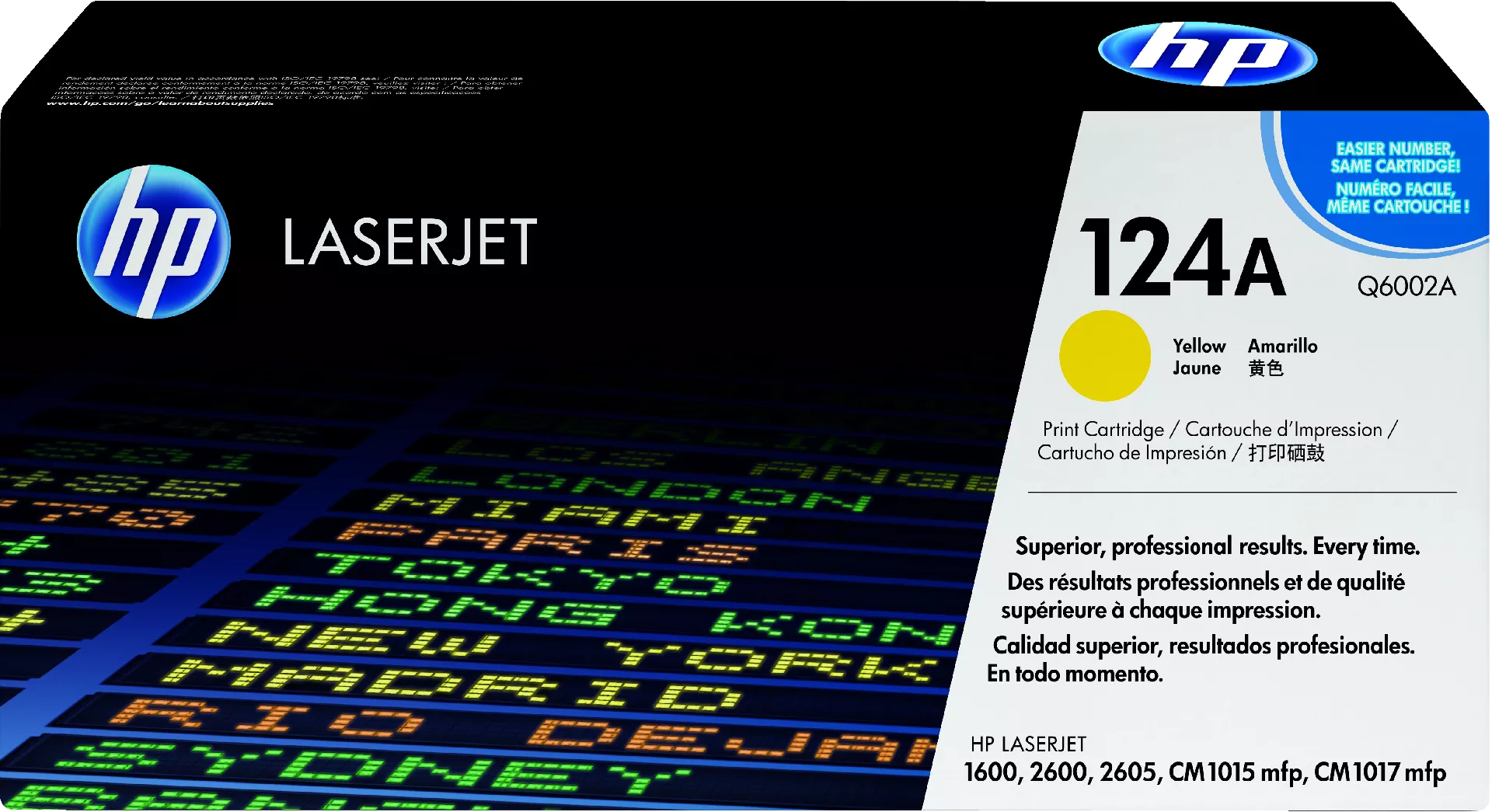HP 124A Yellow Original LaserJet Toner