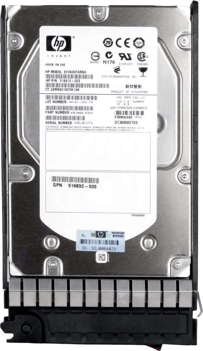 HP 600GB 3.5`` SAS-1 (3Gb/s)
