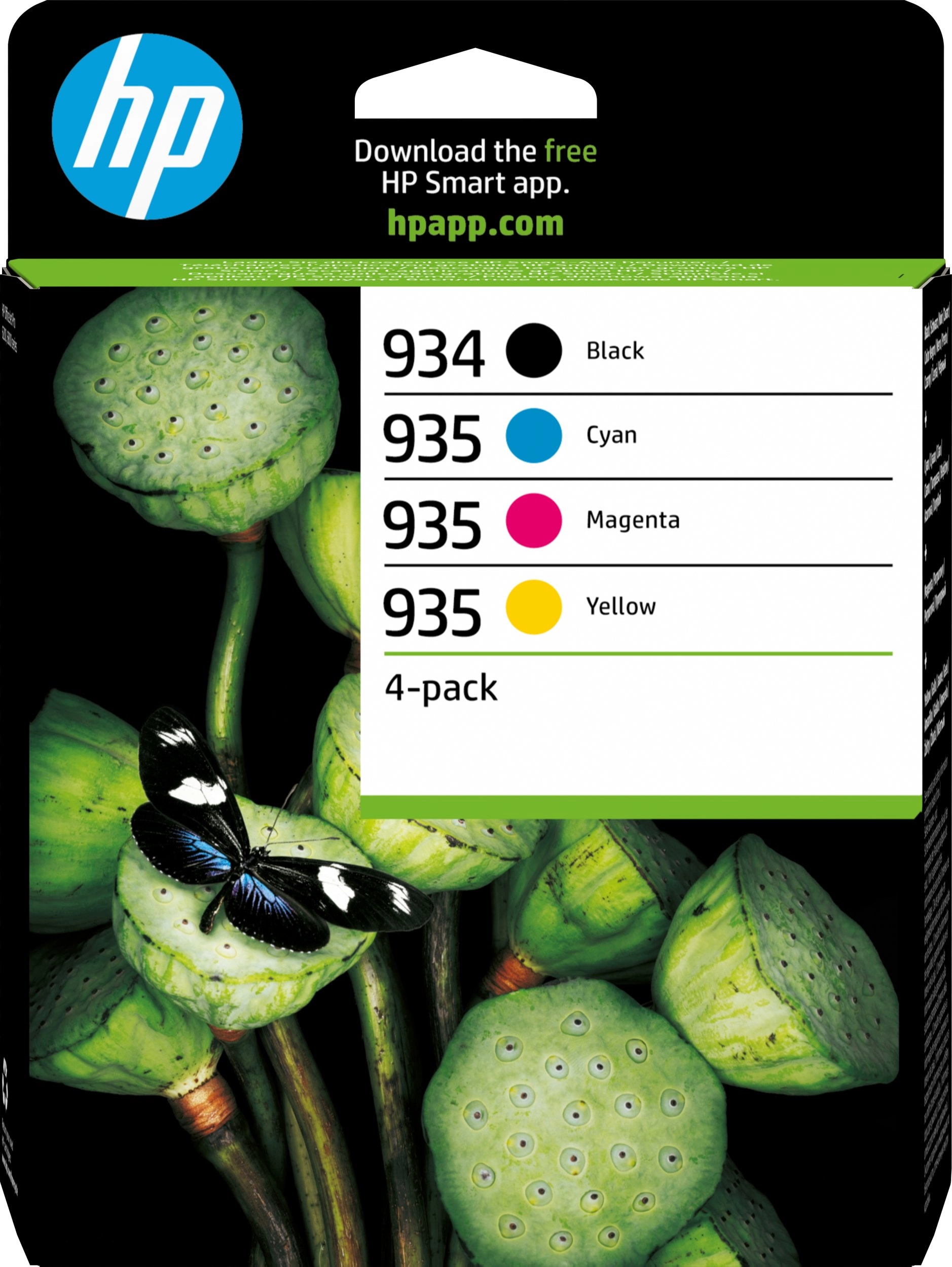 HP 935 4-Pack CMY(3)/934 Black Original