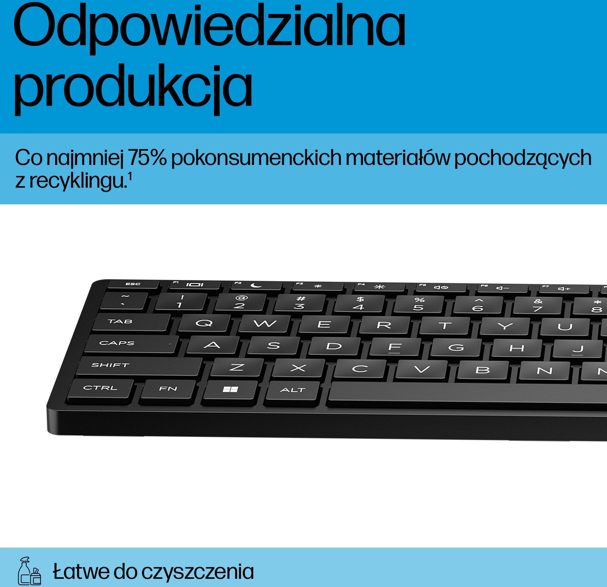 Klawiatura + mysz HP Desktop 320MK Zestaw klawiatura i mysz Włoski na 34 Elite Mobile Thin Client mt645 G7 EliteBook 830 G6