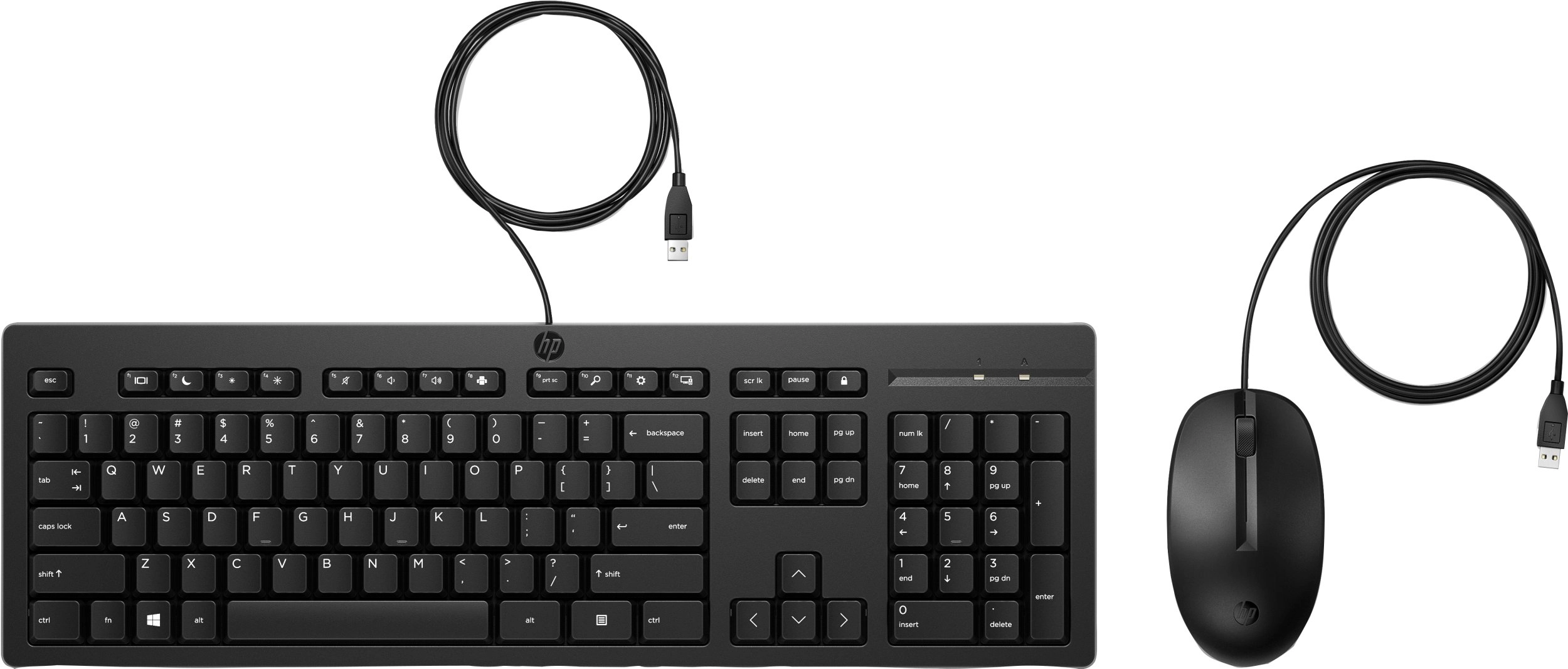 Klawiatura + mysz HP Przewodowa mysz i klawiatura 225 Combo (AX2Y7AA)
