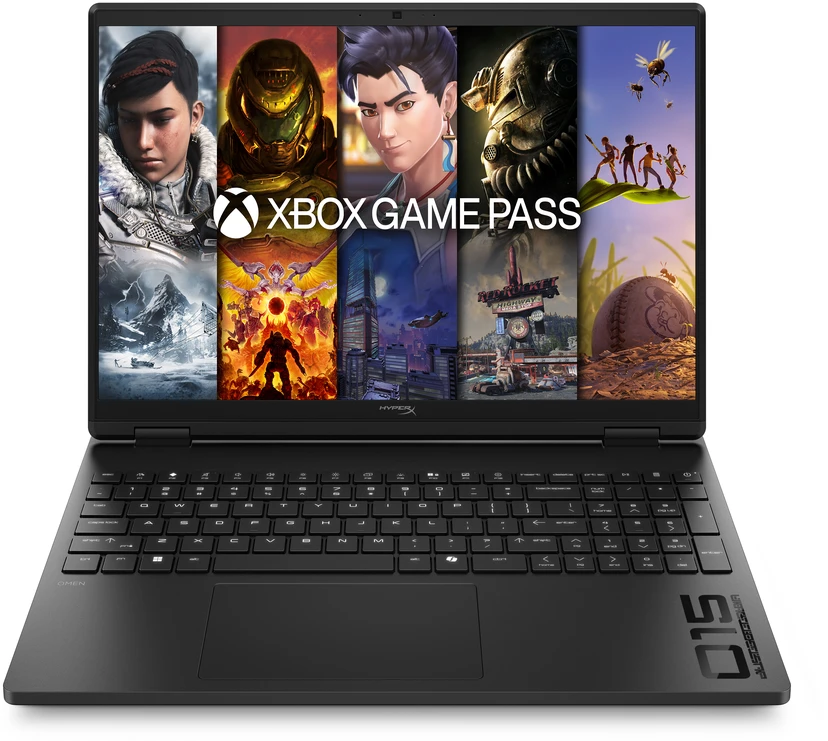 HP DL5T6EA laptops/portatīvais dators AMD Ryzen™ 7 260 38,9 cm (15.3") 2.5K 24 GB DDR5-SDRAM NVIDIA GeForce RTX 5060 Wi-Fi 6 (802.11ax) Windows 11 Home AI PC Melns