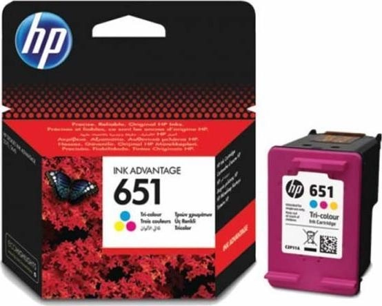 HP INK CARTRIDGE NO 651 TRI-COLOR
