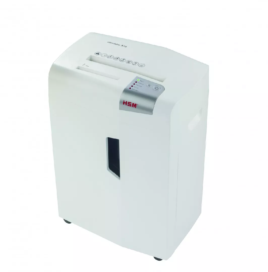 HSM X15 paper shredder Particle-cut shredding
