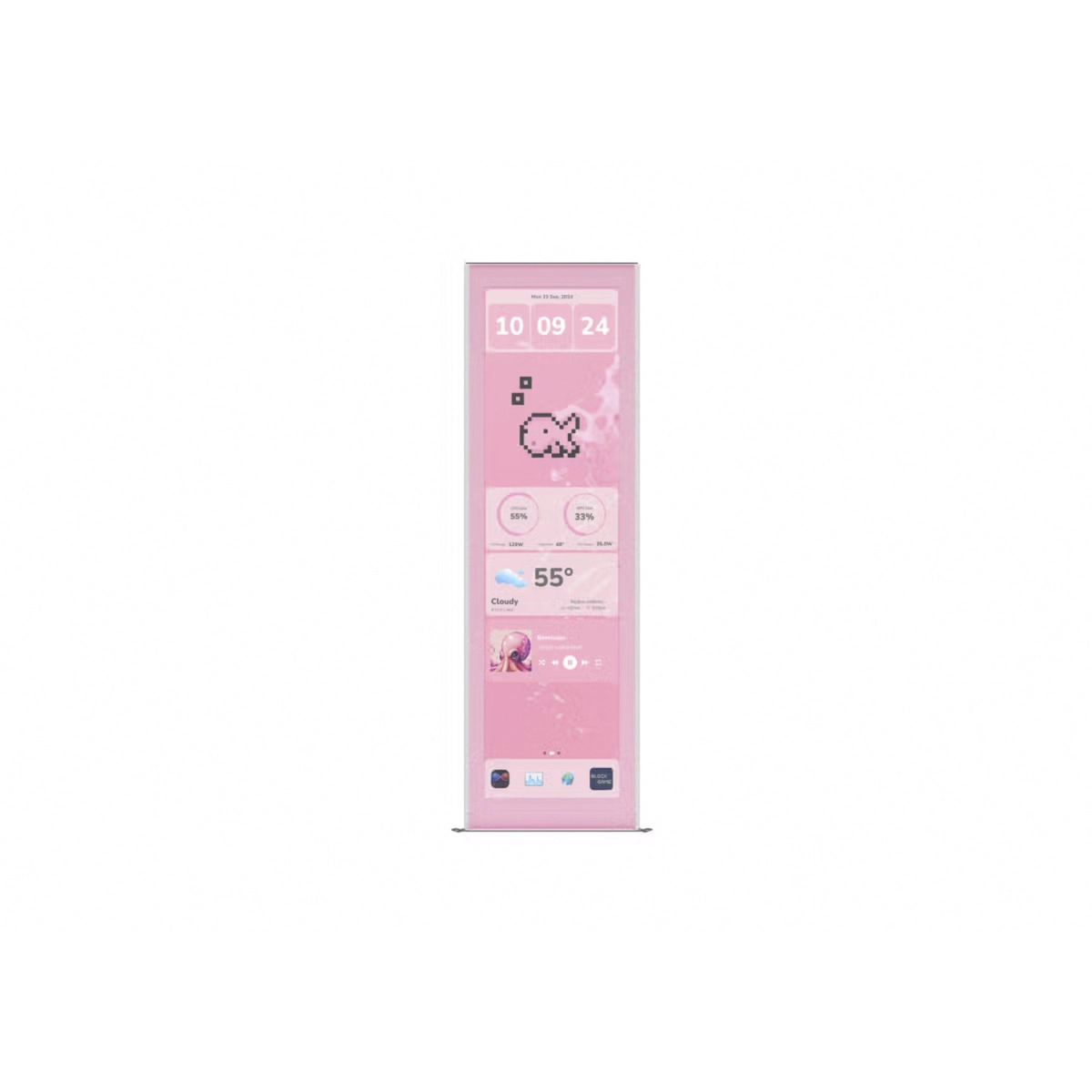 HYTE Y70 Touch Display Upgrade Strawberry