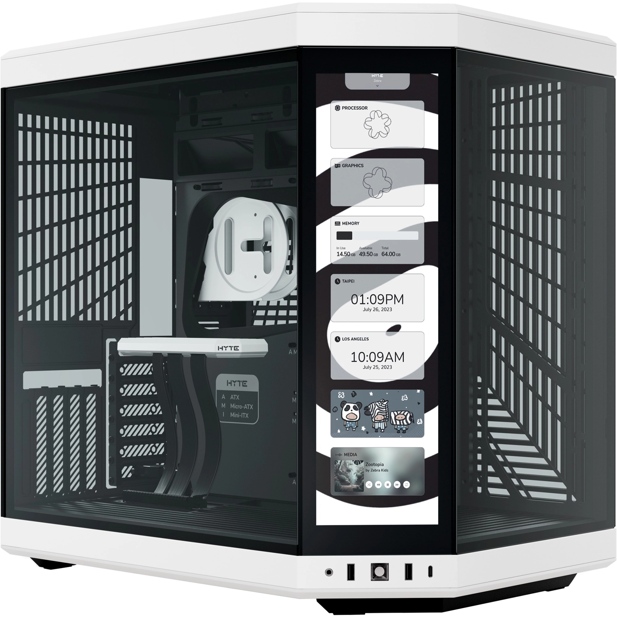 HYTE Y70 Touch Infinite   Tower case