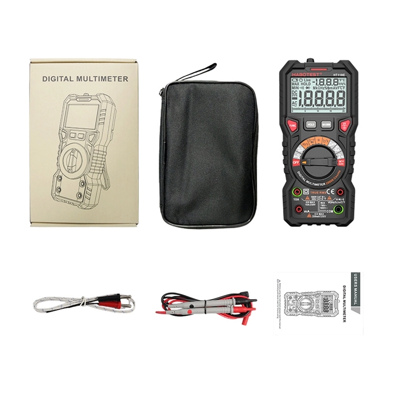 Cyfrowy multimetr Habotest HT118E True RMS