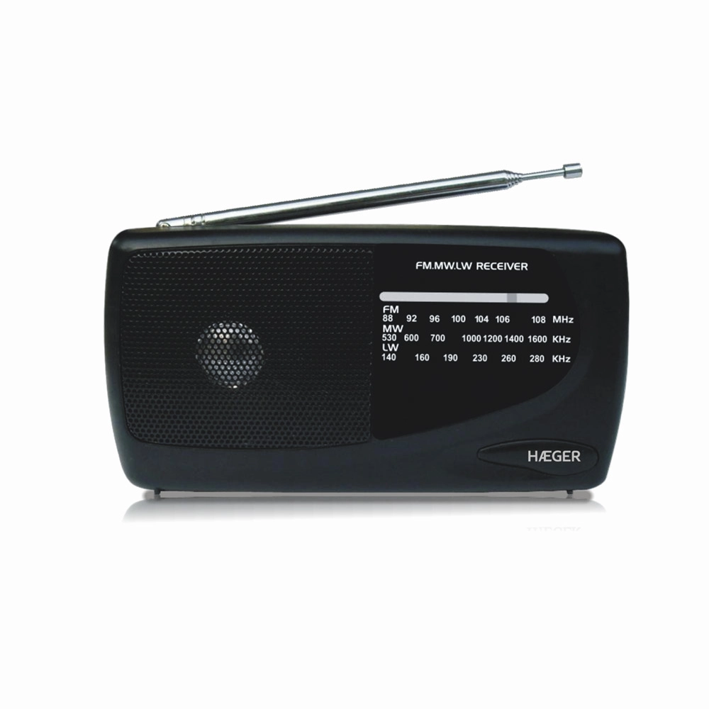 Haeger PR-TRI.002A radio Portable Black